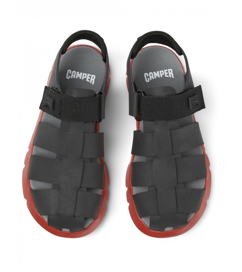 Camper - Oruga Sandal K800242-026 Black Leather