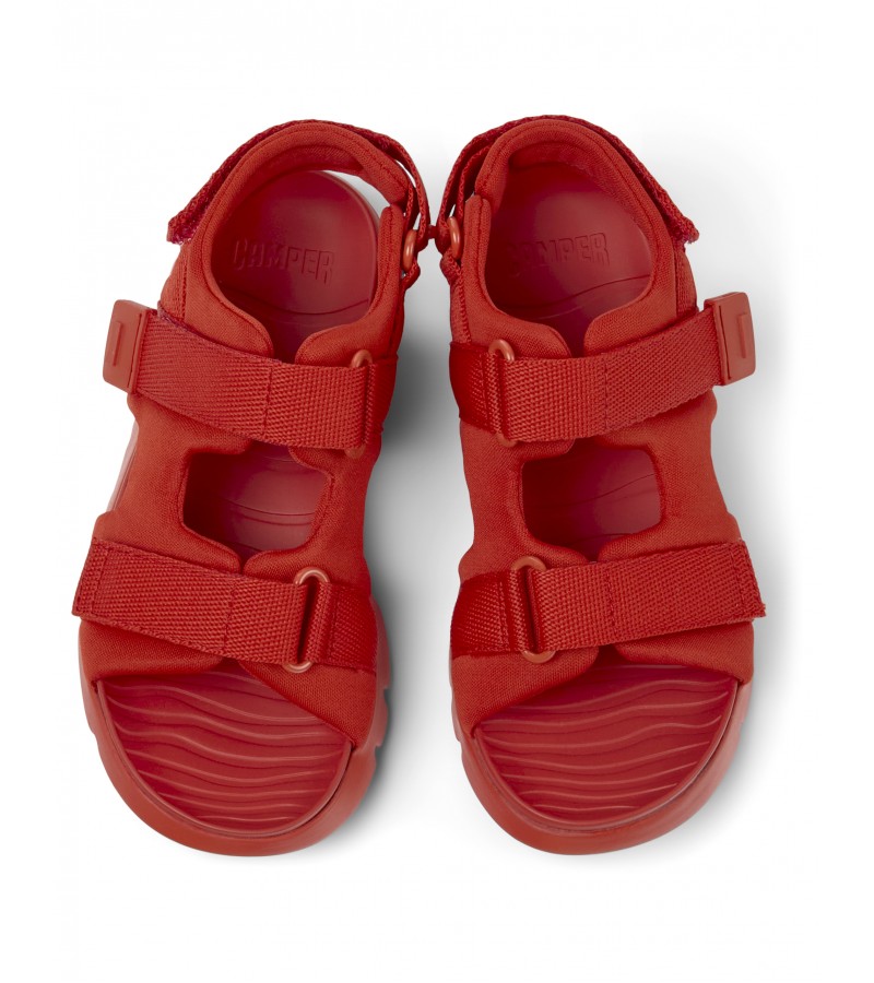 Camper - Oruga Sandal K800532-006 Red Textile