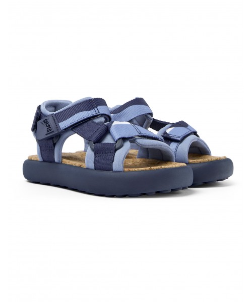 Camper - Pelotas Flota Sandal K800579-001 Blue Textile Camper - Pelotas Flota Sandal K800579-001 Blue Textile