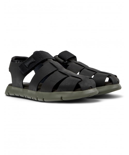 Camper - Oruga Sandal K800242-028 Black Leather Camper - Oruga Sandal K800242-028 Black Leather