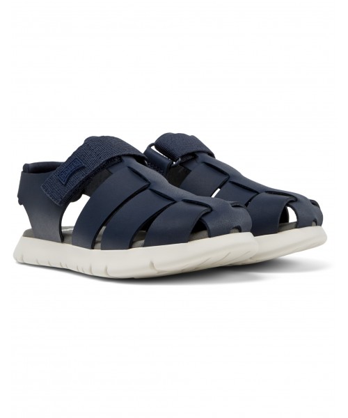 Camper - Oruga Sandal K800242-029 Blue Leather Camper - Oruga Sandal K800242-029 Blue Leather