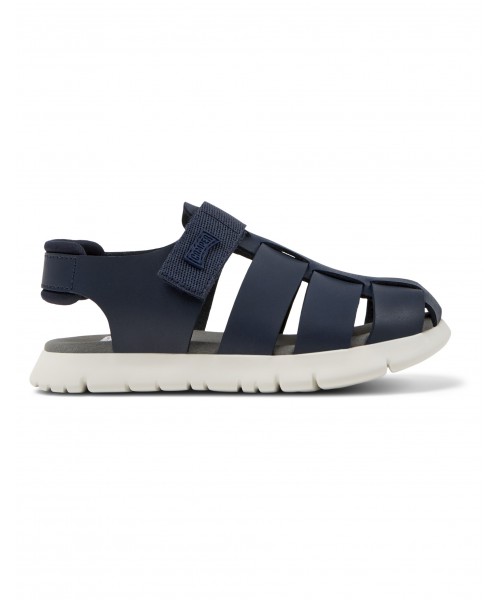 Camper - Oruga Sandal K800242-029 Blue Leather Camper - Oruga Sandal K800242-029 Blue Leather
