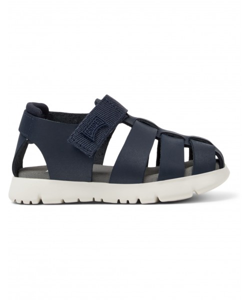 Camper - Oruga Sandal K800489-013 Blue Leather Camper - Oruga Sandal K800489-013 Blue Leather