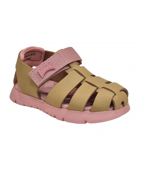 Camper - Oruga Sandal K800489-014 Beige Leather