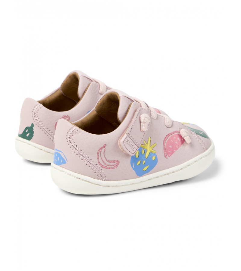 Camper - Peu Cami Tws 80212-120 Pink Leather Camper - Peu Cami Tws 80212-120 Pink Leather