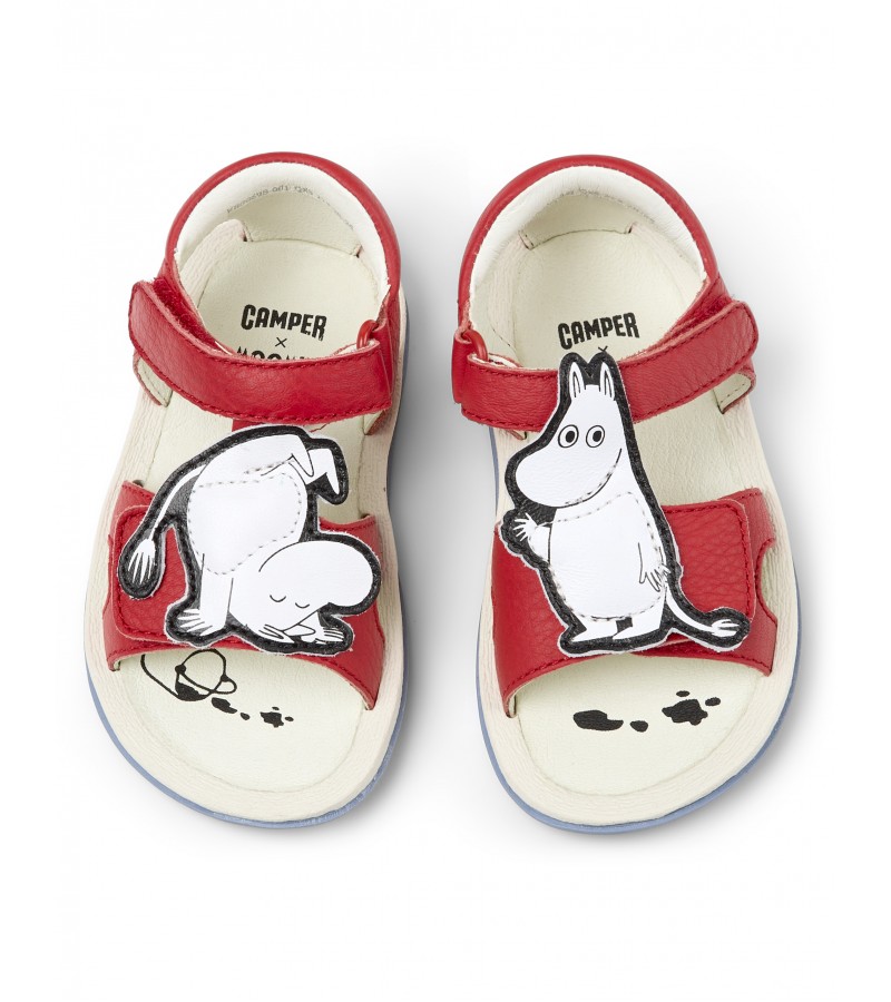 Camper - Bicho Tws by Moomin K800698-001 Red Leather