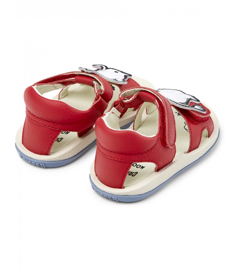 Camper - Bicho Tws by Moomin K800698-001 Red Leather