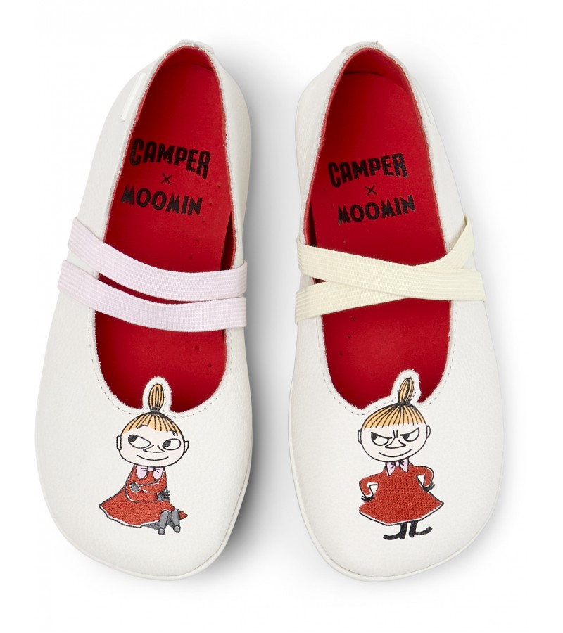 Camper - Right Nina Tws by Moomin K800699-001 White Leather