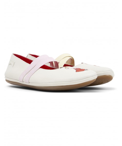 Camper - Right Nina Tws by Moomin K800699-001 White Leather