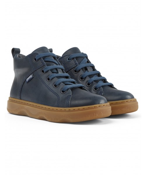 Camper - Kido K900189-008 Blue Leather Camper - Kido K900189-008 Blue Leather