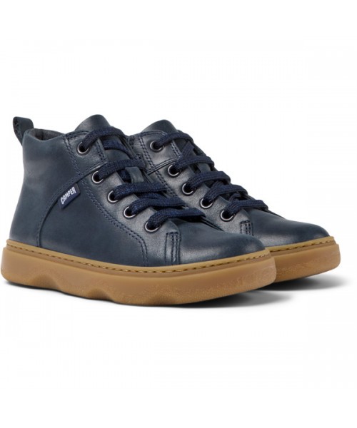 Camper - Kido K900189-016 Blue Leather Camper - Kido K900189-016 Blue Leather