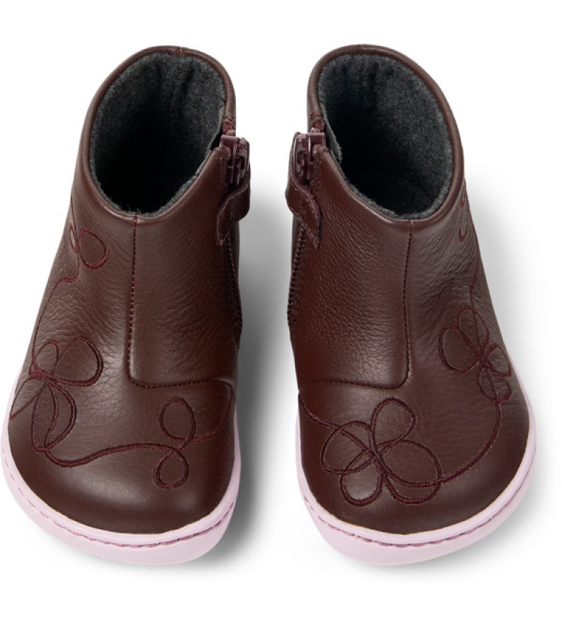 Camper - Peu Cami Tws K900205-005 Burgundy Leather