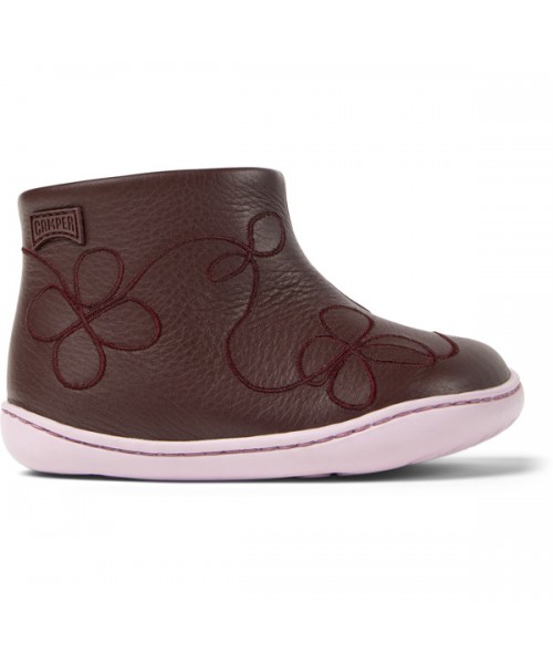 Camper - Peu Cami Tws K900205-005 Burgundy Leather Camper - Peu Cami Tws K900205-005 Burgundy Leather