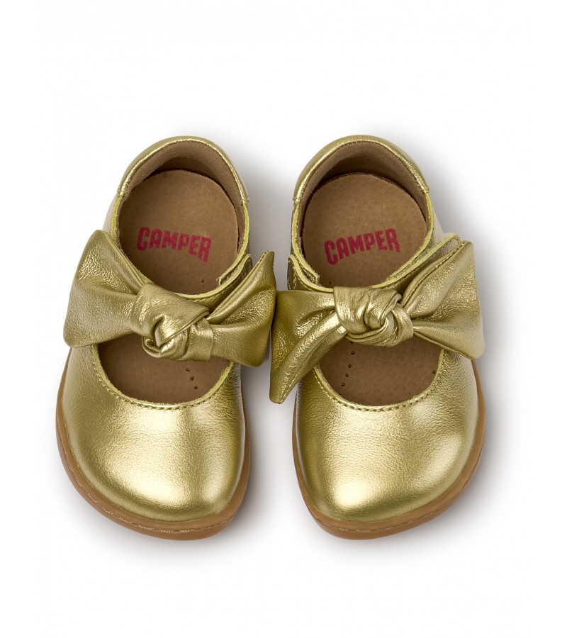 Camper - Peu Cami K800700-002 Yellow Leather Camper - Peu Cami K800700-002 Yellow Leather