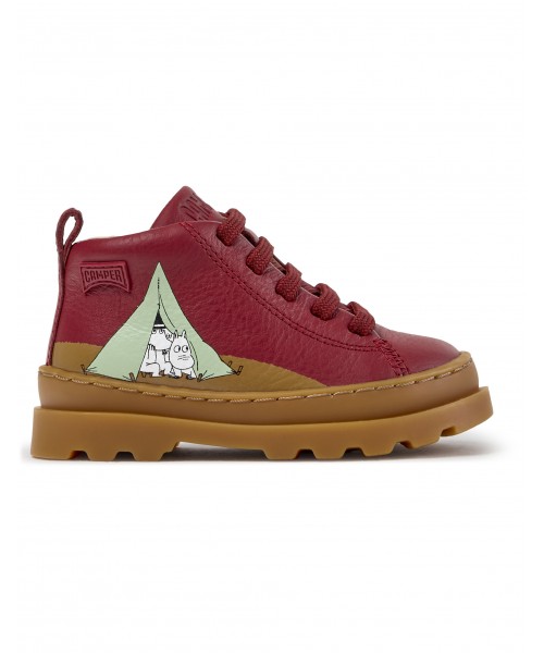 Camper - Brutus Tws by Moomin K900291-016 Burgundy Leather Camper - Brutus Tws by Moomin K900291-016 Burgundy Leather