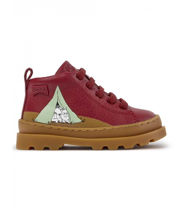 Camper - Brutus Tws by Moomin K900291-016 Burgundy Leather Camper - Brutus Tws by Moomin K900291-016 Burgundy Leather