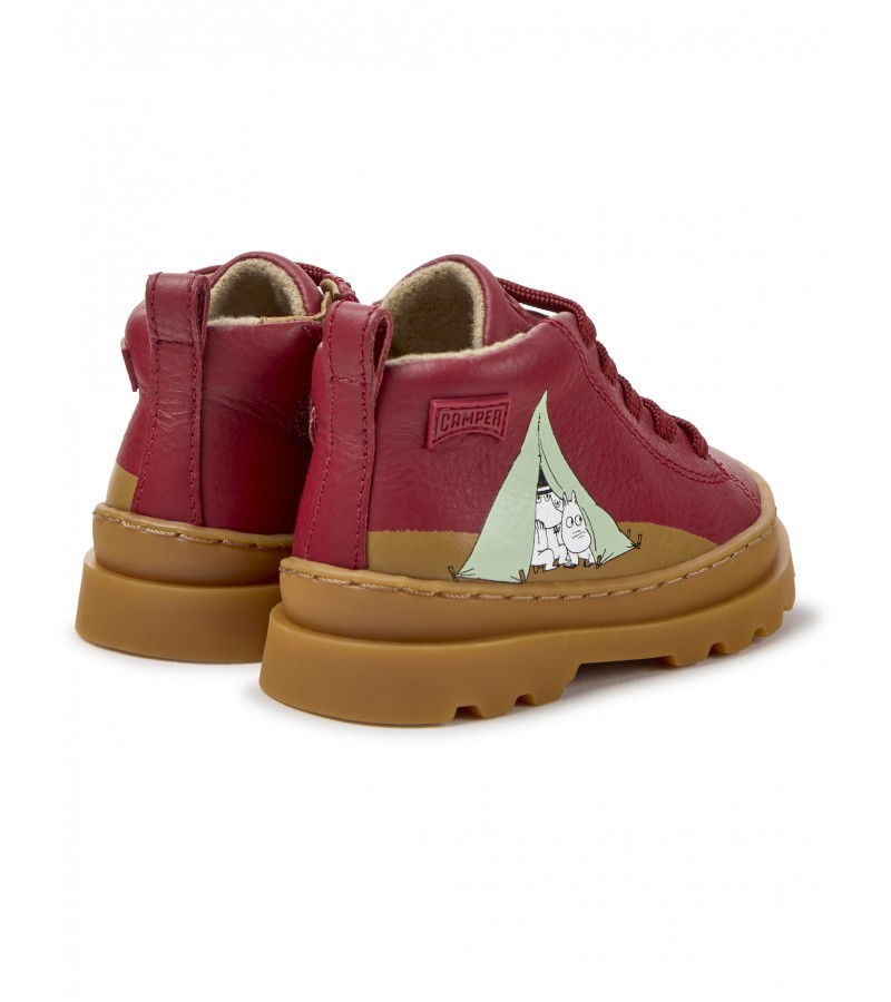 Camper - Brutus Tws by Moomin K900291-016 Burgundy Leather Camper - Brutus Tws by Moomin K900291-016 Burgundy Leather