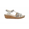 CLARKS - HARPY JEN JNR SILVER LEATHER