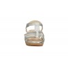 CLARKS - HARPY JEN JNR SILVER LEATHER