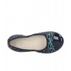 CLARKS - DANCE PUFF JNR NAVY MULTY LEATHER