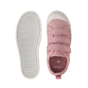 Clarks - City Vibe Kid Pink Canvas