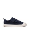 Clarks - City Vibe Kid Navy Canvas