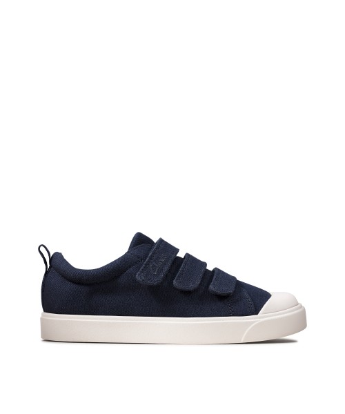 Clarks - City Vibe Kid Navy Canvas Clarks - City Vibe Kid Navy Canvas