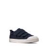 Clarks - City Vibe Kid Navy Canvas