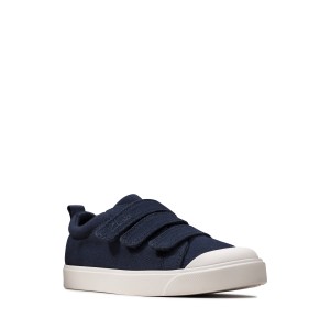 Clarks - City Vibe Kid Navy Canvas