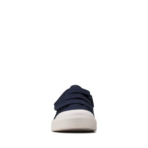 Clarks - City Vibe Kid Navy Canvas