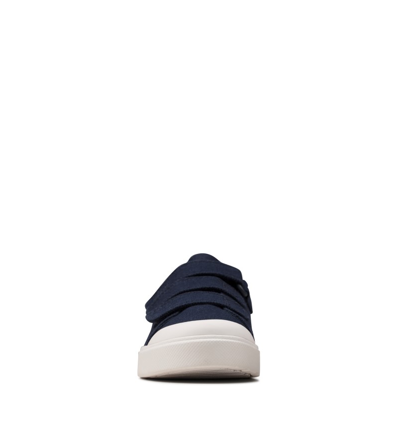 Clarks - City Vibe Kid Navy Canvas