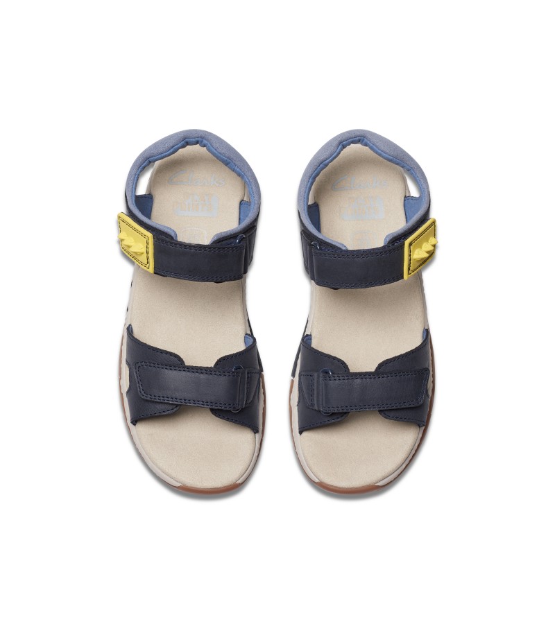 Clarks - Spiney Step Kid Navy Leather