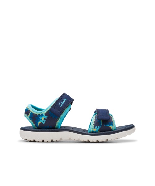 Clarks - Surfing Tide Kid Navy Textile Clarks - Surfing Tide Kid Navy Textile