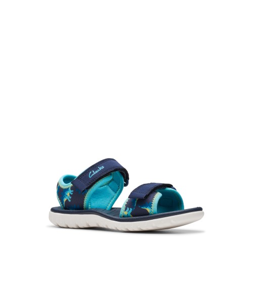 Clarks - Surfing Tide Kid Navy Textile Clarks - Surfing Tide Kid Navy Textile