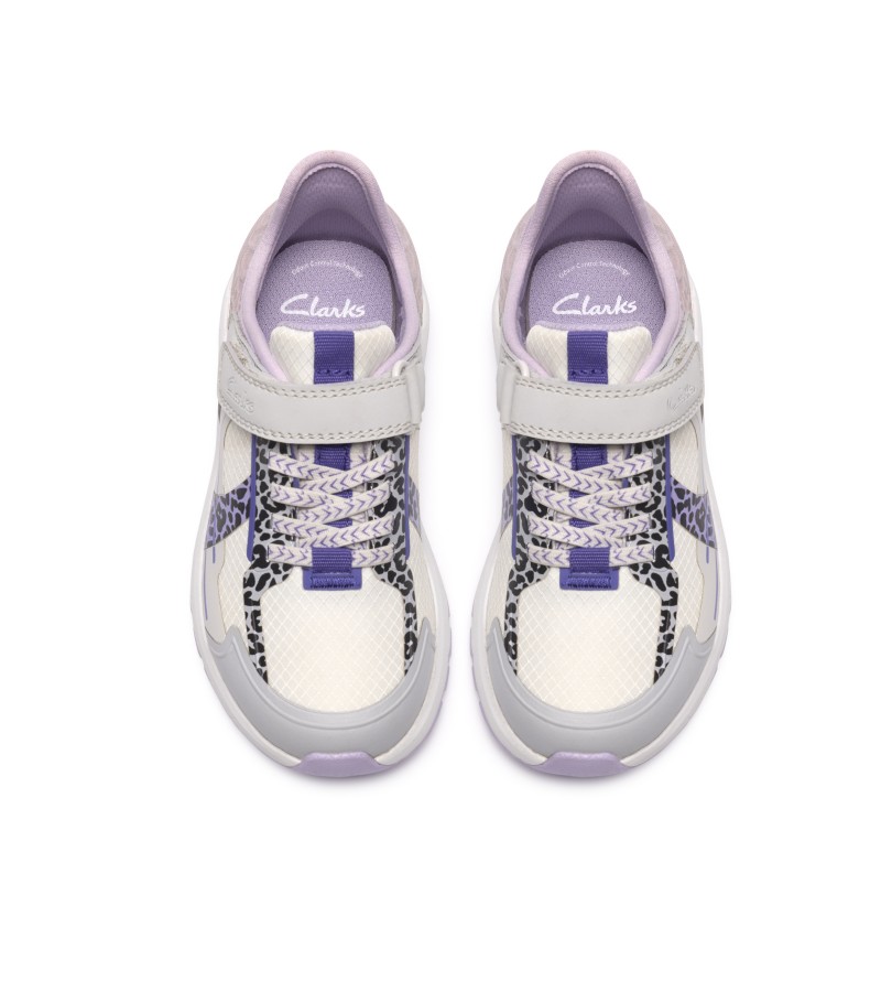 Clarks - Selva Lane Kid Lilac Combi