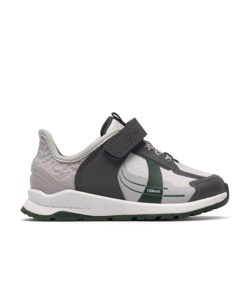 Clarks - Selva Lane Toddler Grey/Green