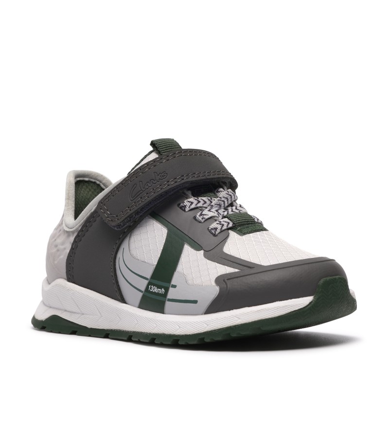 Clarks - Selva Lane Toddler Grey/Green