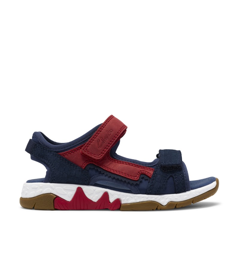 Clarks - SpineySpirit Kid Navy/Red