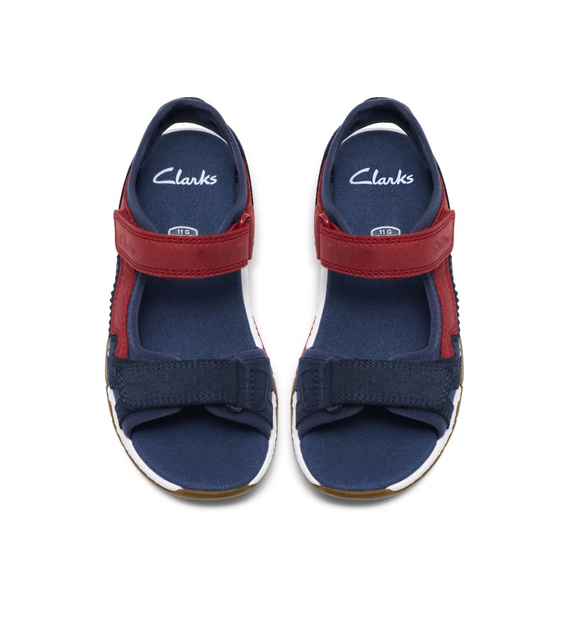 Clarks - SpineySpirit Kid Navy/Red