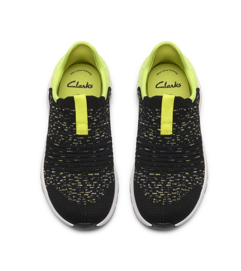 Clarks - Selva Step Kid Black/Lime