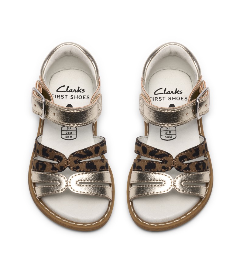 Clarks - Luana Dress Toddler Leopard Print