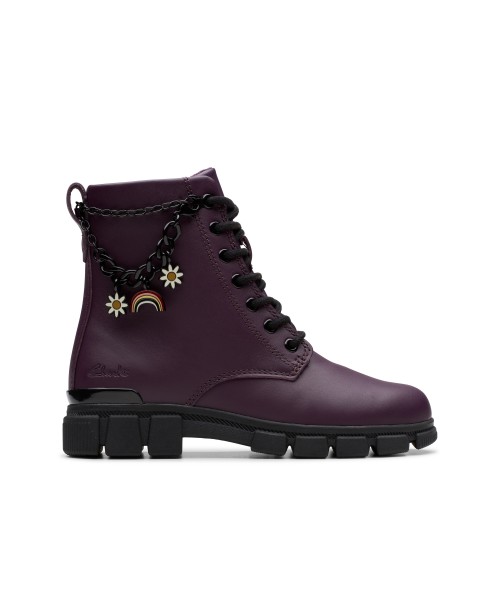 Clarks - Evyn Charm O. Plum Leather Clarks - Evyn Charm O. Plum Leather