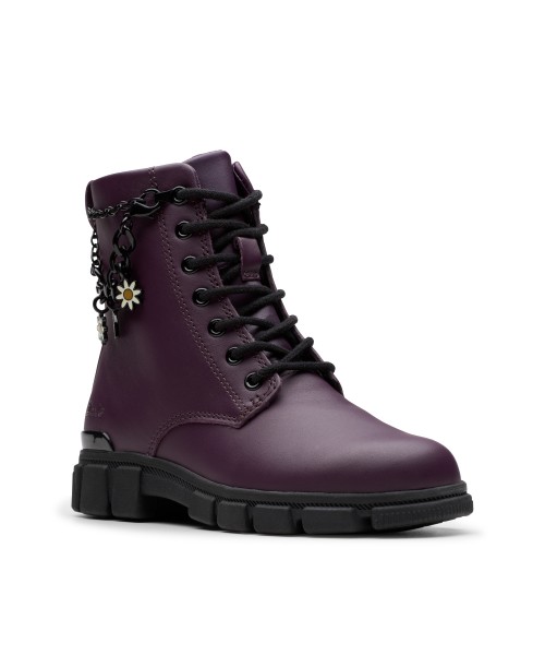 Clarks - Evyn Charm O. Plum Leather