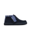 Clarks - Tor Hill Kid Navy Camo Suede