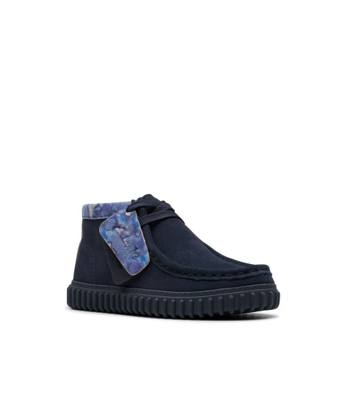 Clarks - Tor Hill Kid Navy Camo Suede Clarks - Tor Hill Kid Navy Camo Suede