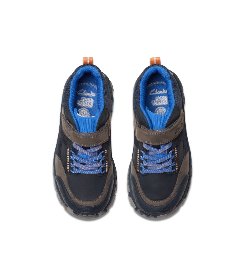 Clarks - Steggy2 Glow Kid Navy Combi Leather