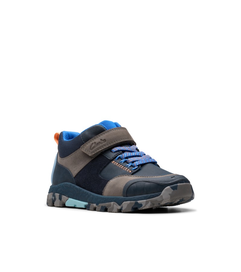Clarks - Steggy2 Glow Kid Navy Combi Leather