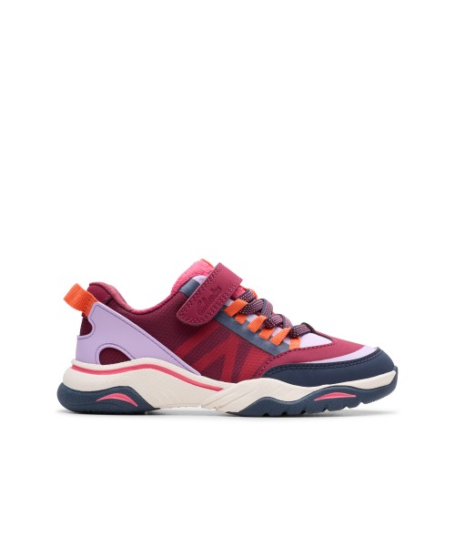 Clarks - Feather Track Kid Berry Combi Clarks - Feather Track Kid Berry Combi