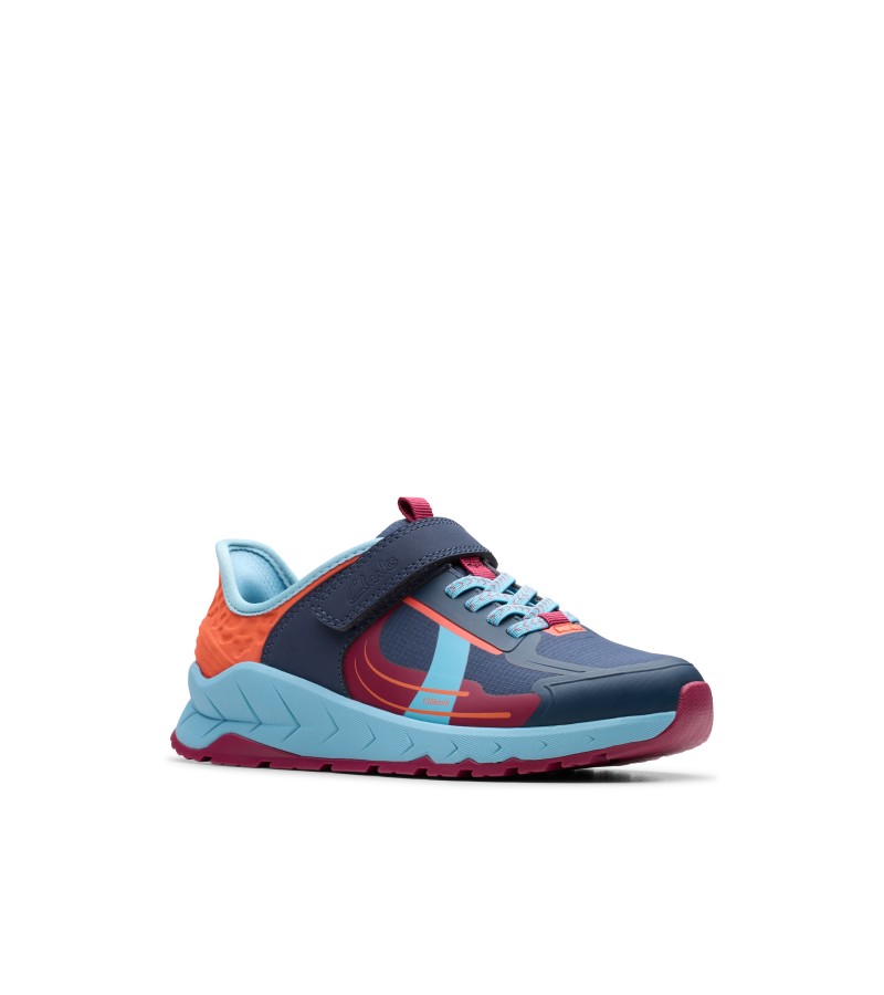 Clarks - Selva Lane Kid Navy Combi