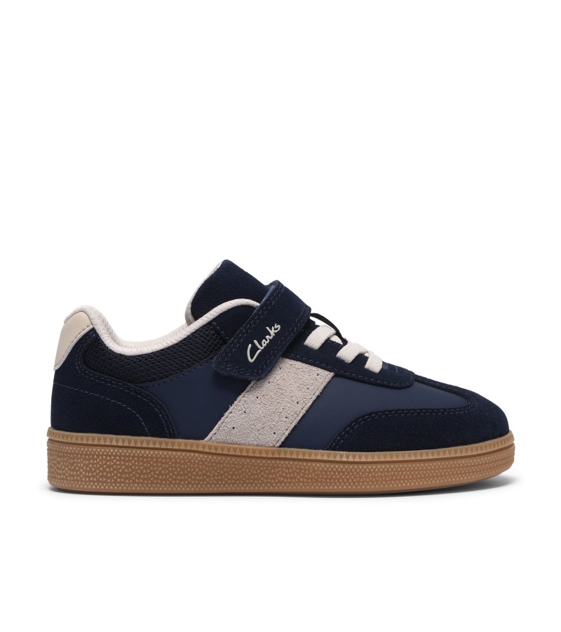 Clarks - CypressStep Kid Navy Combi Suede Clarks - CypressStep Kid Navy Combi Suede